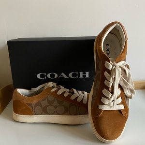 Great Condition Used Coach Low Top Sneakers